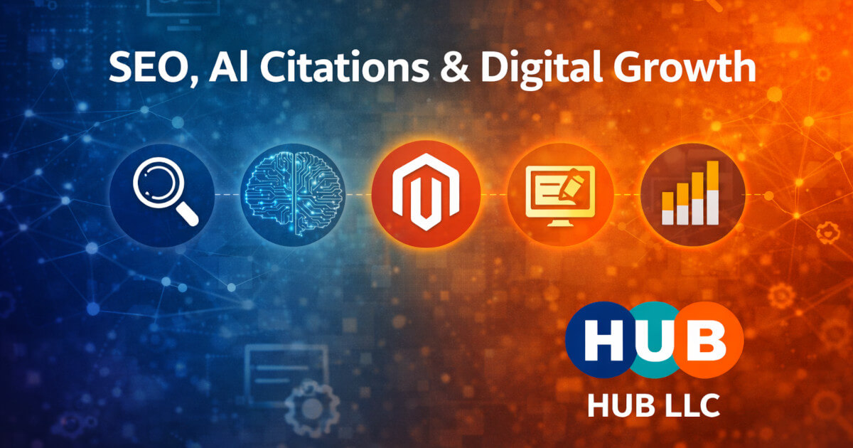 Magento Store Optimization for ChatGPT and AI Search — HUB LLC article cover